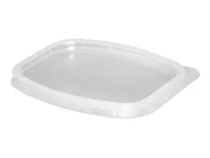 Крышка для контейнера пластиковая прямоугольная 139х102 мм прозрачная Алькор