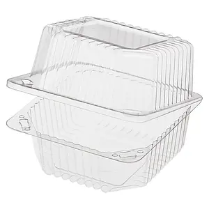 Контейнер ракушка РК-11Л пластиковый квадратный 132х131х94 мм прозрачный 