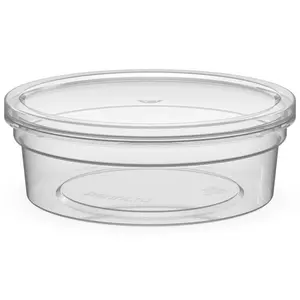 Контейнер пластиковый круглый d96 мм, 150 мл прозрачный