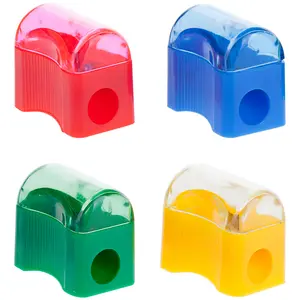 Точилка пластиковая, 1 отверстие, контейнер для отходов