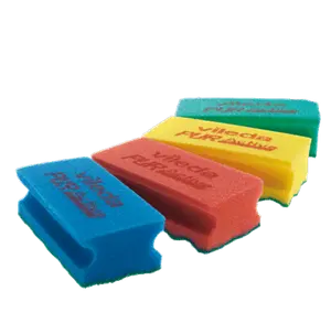 Губка Vileda ПурАктив зеленая 63х140х45 мм (артикул производителя 123115)