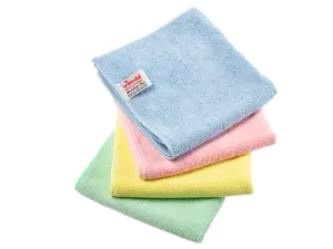 Салфетка Vileda МикроТафф Плюс 38х38 см зеленый (артикул производителя 174203)