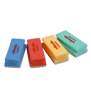 Губка Vileda голубая с белым абразивом 70х150х45 мм (артикул производителя 102562)