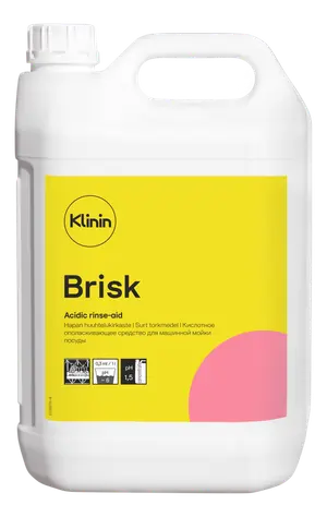 Средство ополаскивающее для ПММ для жесткой воды Klinin MD3 Brisk 5 л (артикул производителя 205107)