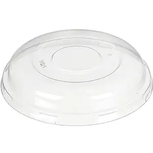 Крышка для контейнера пластиковая круглая d160 мм, 750 мл прозрачная Комус