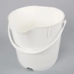 Ведро пластиковое 15л с мерной шкалой белое (артикул производителя 80101-1)