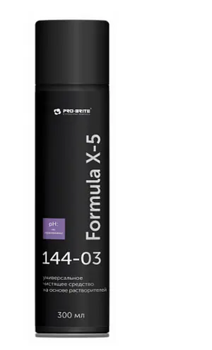 Средство для удаления клея, чернил, маркера Pro-Brite FORMULA X-5 аэрозоль 0,3 л (арт 144-03)