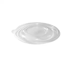 Крышка для контейнера пластиковая круглая d145 мм, 500 мл прозрачная