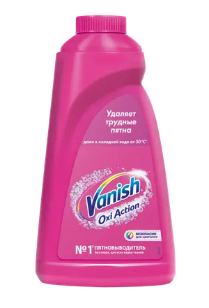Пятновыводитель для белья VANISH OXI ACTION цветное жидкий 1 л (артикул производителя 8078306)