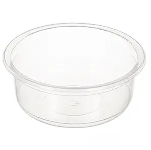 Контейнер пластиковый круглый d115 мм, 250 мл прозрачный