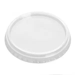 Крышка для стакана (Pet) (d95мм) плоская без отверстия прозрачная (СТП)