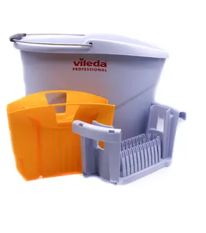 Ведро с отжимом Vileda УльтраСпид МИНИ 10 л желтый (артикул производителя 129689)