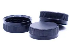 Крышка д/бутылки ПЭТ с ШИРОКИМ горлом (d38мм) ЧЕРНАЯ 