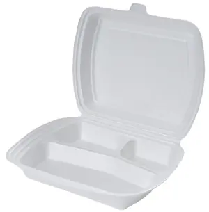 Ланч-бокс трехсекционный ВПС 247х207х62 мм белый Полиформ