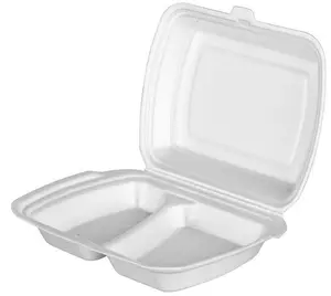 Ланч-бокс двухсекционный ВПС 247х207х62 мм белый Полиформ