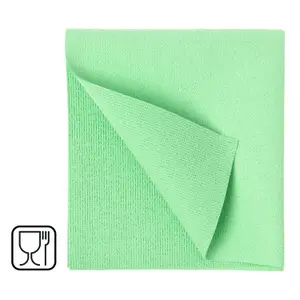 Салфетка для стекол HQ микроволоконная ПУ 35х40см зеленая (артикул производителя 73614)