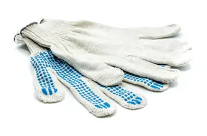 Перчатки х/б с ПВХ 5 нитей (пара)