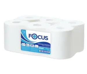 Бумажные полотенца в рулоне с центральной подачей Focus Jumbo Centerpull 1 слойные белые 280 м (артикул производителя 5036889)