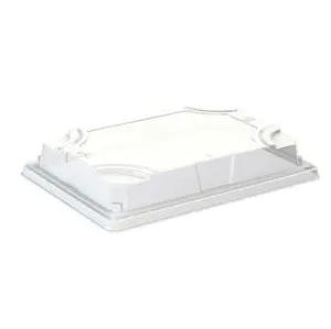 Крышка к контейнеру для суши пластиковая прямоугольная 240х168х23 мм  прозрачная