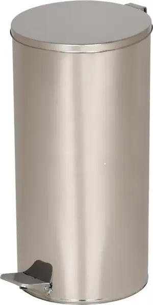 Урна с педалью хром 40 литров (артикул производителя УМП-40 хром/серый)