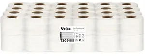 Туалетная бумага VEIRO Professional Lite Premium 3 слойная белая в упаковке 8 рулонов (артикул производителя T309)