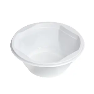 Миска пластик 600мл белая (ПП)