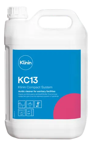 Средство слабокислотное для санузлов Klinin KC13 5 л (артикул производителя 205197)