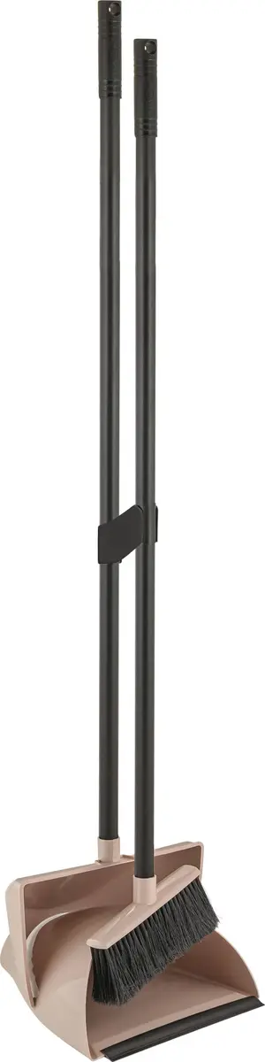 Набор щетка для пола и совок ловушка с высокой ручкой