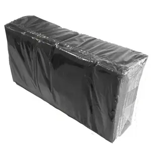 Салфетки бумажные 33х33 2-сл черные (200шт) арт.C33-17/1