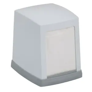 Диспенсер для салфеток настольный VIALLI N2 пластиковый белый (артикул производителя NP80)