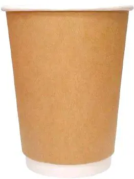 Стакан одноразовый бумажный крафт 300мл 2-сл