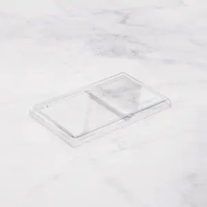 Крышка к контейнеру OneClick 800 2-секц плоская прозрачная 