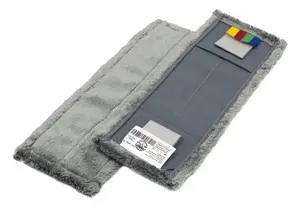 Моп плоский 40х13см микрофибра ухо+карман серый (артикул производителя MF2175)