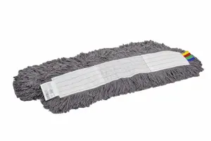 Моп плоский 60х11см хлопок рамочный серый (артикул производителя CN3111)