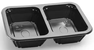 Контейнер под запайку 187х137х36-2 ПРУ 50/50 550мл Черный 