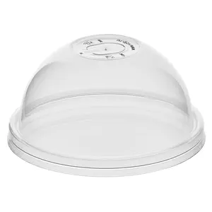 Крышка для стакана 90 мм пластиковая прозрачная купольная