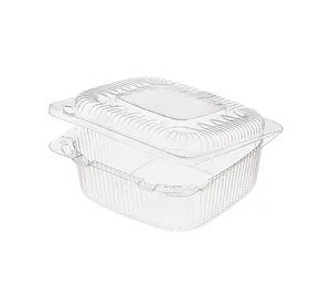 Контейнер ракушка РК-11М пластиковый квадратный 132х131х58 мм прозрачный 