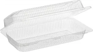 Контейнер ракушка РК-19 пластиковый прямоугольный 224х117х52 мм прозрачный 