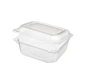 Контейнер ракушка РК-13 пластиковый квадратный 157х136х67 мм прозрачный