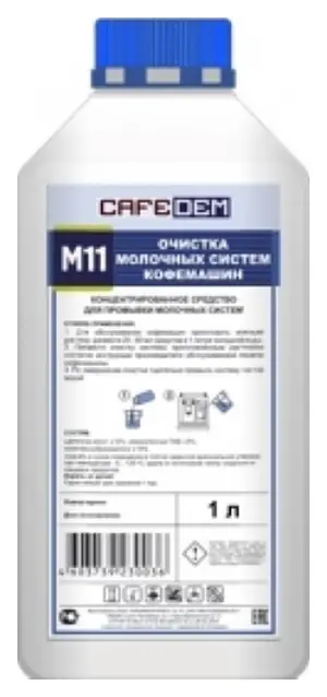 Средство для очистки молочных систем кофемашин CAFEDEM M11 1 л