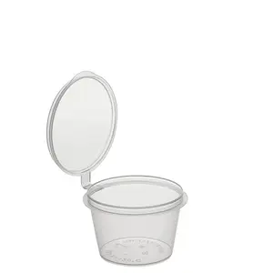 Соусник 30 мл с крышкой прозрачный 1235П2