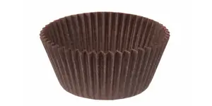 Бумажные тарталетки 70х25 мм круглые коричневые