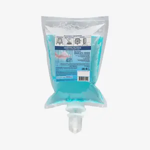 Мыло-пена для рук кардтридж Keman S4 нейтральное бирюзовое 1 л (артикул производителя 100105-1000)