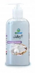 Мыло-крем жидкое для рук Biosoap STEFI Белый жемчуг с дозатором 0,5 л (артикул производителя 9120205)