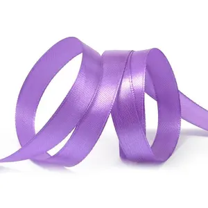 Лента атласная h6мм намотка 33м сиреневый      