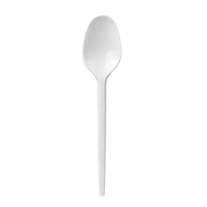 Ложка одноразовая полистирольная белая 16,5 см