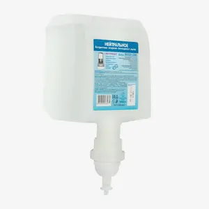 Мыло-пена для рук картридж Keman нейтральное бесцветное 1,2 л (артикул производителя 100029-1200)