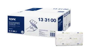 Полотенца бумажные листовые ТОРК Премиум H3 моносложение ZZ 2 сл белые 200 листов (артикул производителя 133100)