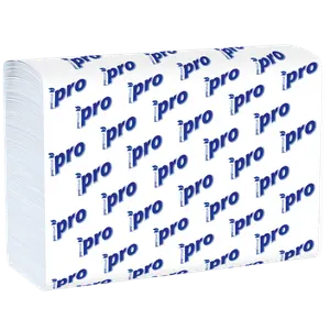 Бумажные полотенца листовые PROtissue Z сложения 2 слойные белые 200 листов (артикул производителя C442)