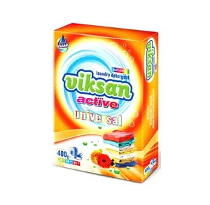 Стиральный порошок для белья VIKSAN Aktiv Universal автомат для белого, цветного белья 400 гр 
